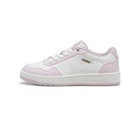 PUMA Court Classy, Scarpe da Ginnastica Donna, White-Grape Mist-Gold, 37 EU