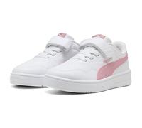 Puma Court Lally AC+PS White/Poised Pink da Bambina 34 Rosa