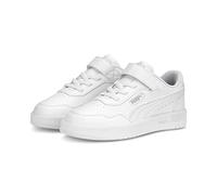 PUMA Court Ultra AC+ PS, Scarpe da Ginnastica Unisex-Adulto, White White Silver, 33 EU