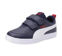 PUMA Courtflex V2 V PS, Sneaker, Peacoat High Risk Red, 32 EU
