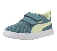 Puma Courtflex V3 Mesh Inf - Sneaker Unisex per Bambini, Colore: Blue-Apple Spritz, Taglia 40, Spritz di Mele Blu del Mar Baltico, 26 EU