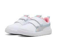 Scarpe Puma Courtflex V3 Space Belle bianco grigio rosa per bambini - 34
