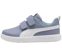Puma Courtflex V3 V PS Sneaker, Grigio Cielo Bianco Blu Baltico, 28 EU, Grigio Cielo Puma Bianco Baltico Blu, 28 EU