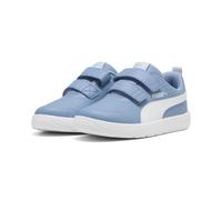 Puma Courtflex V3 V PS Sneaker, Zen Blue White, 13.5 UK Bambino