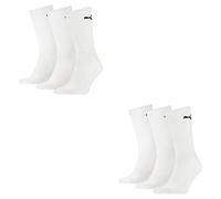 Puma Crew Basic Crew - Calzini, confezione da 3 Bianco Bianco