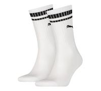 Puma Calze Crew Heritage – Confezione da 2 – Bianco – Taglia 39/42