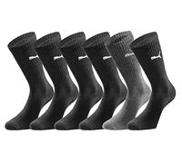 PUMA Crew Sock 3p - Calzini sportivi, nero (black combo), 39-42
