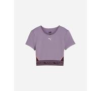 Puma Crop W - T-shirt Training - Donna - Lilla L