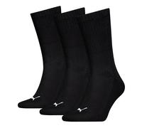 PUMA Cushioned Calzini Crew, Nero, 39/42 EU (Pacco da 3) Unisex-Adulto