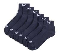 PUMA CUSHIONED QUARTER 3P, Calzini, Unisex - Adulto, Navy - New, 35-38