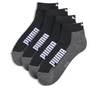 PUMA Cushioned Quarter Socks Unisex (2-pack), Abbigliamento, Nero/Bianco, 39-42 39-42
