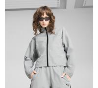 PUMA DARE TO Oversized Zip-Off Woven Jacket Women, Abbigliamento, Flat Light Grigio, M M