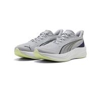 PUMA Darter PRO 2 - Scarpe da Corsa Unisex su Strada, Colore: Argento Intenso, Prugna e Mela, Numero 42, Spritz di Mele Prugna Profonda Argento Vibrante, 45 EU