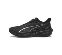 PUMA Darter PRO WTR, Road Running Shoe Unisex-Adulto, Black Silver, 42.5 EU