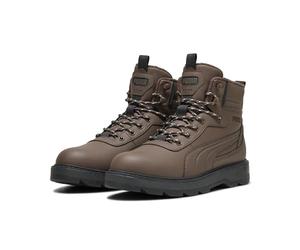 PUMA Desierto V3 - Stivali da combattimento da uomo, Piatto Bronzo Grigio Scuro, 38 EU