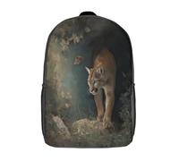 Puma dipinto astratto Sacchetti Di Scuola,Borsa Da Scuola Asilo, Ragazzi Per La Scuola Per Ragazze,Zaino Da Viaggio Alla Moda 17inch