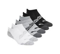 PUMA 6 Pack Low Cut Socks Calzini da Corsa, Bianco/Multicolore, 9-11 (Pacco da 6) Donna