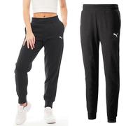 PUMA Donna Pantaloni da Corsa Pantaloni Sport Tempo Libero Inverno Caldo Nero