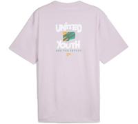 Puma Downtown Graphic T-Shirt Magliette M Azzurro