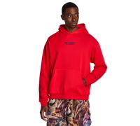 Puma E.t. Uomo - Felpe con cappuccio Rosso - Taglia L - Pile di cotone Red L