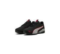 PUMA Electro SL - Scarpe da Corsa Unisex, Nero-Grigio Eco per Tutti i Tempi, Rosso, Taglia 40, Puma Nero Grigio Echo per Tutti i Tempi Rosso, 42.5 EU