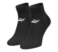 Puma Elements Plain Quarter 3P bl Calzini, Nero, 43-46 Unisex-Adulto