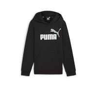 Puma Ess+ 2 col Big Logo Hoodie FL B - Sudore Ragazzi, Puma White-Medium Gray, 586987