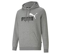 PUMA Ess+ 2 col Big Logo Jersey Uomo, Uomo, Maglia, 586764-03, Grigio Medio, L