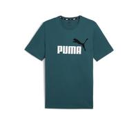 T-shirt Puma Essentials+ 2 Colour Logo azzurro grigiastro - S