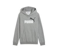 PUMA Ess 2 Color No. 1 Logo Hoodie FL B, Felpe con Cappuccio Bambino, Medium Gray Heather,