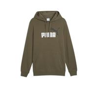 Puma Felpa con cappuccio con logo Essentials bicolore N. 1 da uomo PUMA Loden Green | Puma S