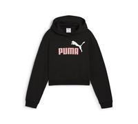 PUMA Ess 2 Color No. 1 Logo Short Length Hoodie TR G, Felpe con Cappuccio Bambina, PUMA Black,