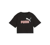 PUMA Ess 2 Color No. 1 Logo Short Length Tee G, Magliette Bambina, PUMA Black,