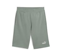 PUMA Ess 2 Color No. 1 Logo Shorts 10" TR, Pantaloncini Lavorati a Maglia Uomo, Green Moon,