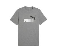 Puma Ess 2 Color No. 1 Logo Tee, Magliette Unisex - Adulto, Medium Gray Heather,