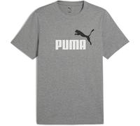 Puma Ess 2 Color No. 1 Logo Tee, Magliette Unisex - Adulto, Medium Gray Heather,