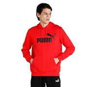Puma Essental Big Logo Hoodie Rosso S Uomo
