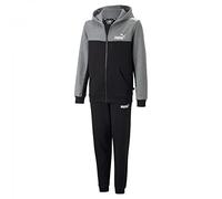 PUMA Ess+ Block - Tuta Con Cappuccio Fl B Tuta da allenamento Unisex - Bambini e ragazzi