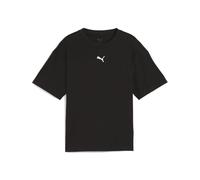 PUMA Ess Boxy Tee G, Magliette Bambina, PUMA Black, 176