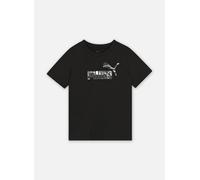 Puma - ESS CAMO Tee B Nero - Abbigliamento 8A Nero