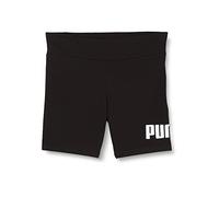 PUMA Ess-Collant Corti con Logo da 7 Pollici Donna, Cotone Nero, XXL Plus