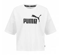 PUMA ESS Cropped Logo Tee Donna T-shirt 586866-02 bianco M