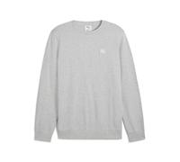 PUMA Ess Elevated Crew TR, Felpe dell'equipaggio Uomo, Light Gray Heather, L