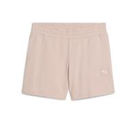 PUMA Ess Elevated Mid-Rise Shorts 5", Pantaloncini Lavorati a Maglia Donna, Rose Quartz, M