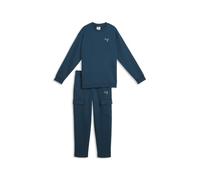 PUMA Ess Elevated Relaxed Crew And Cargo Pants Suit Fl B Abiti in maglia Unisex - Bambini e ragazzi (Pacco da 1)