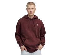 Puma Felpa con cappuccio Ess Elevated Relaxed Wash da uomo taglio morbido Rosso - Confezione da 1