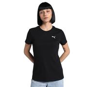 PUMA Ess Elevated Rib Tee, Magliette Unisex - Adulto, PUMA Black, S