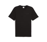 PUMA Ess Elevated Structured Tee, Magliette Unisex - Adulto, PUMA Black,