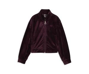 PUMA Ess Elevated Velour Short Length Trackjacket G Giacche Track Bambine e ragazze (Pacco da 1)