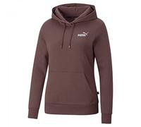 PUMA Ess+ Embroidery Hoodie FL Maglia di Tuta, Prugna polverosa, XS Donna